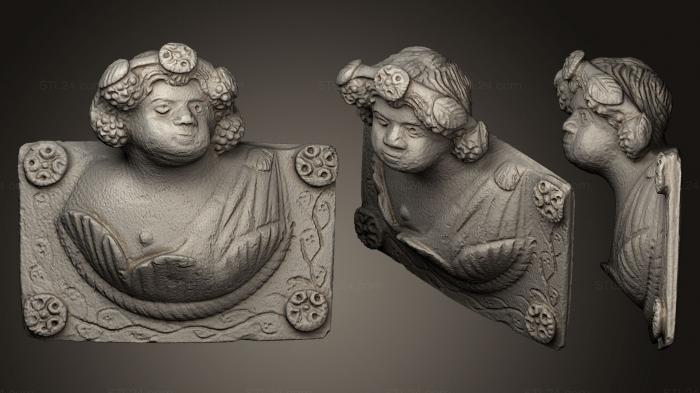 Miscellaneous figurines and statues (Maenad mount, STKR_0619) 3D models for cnc